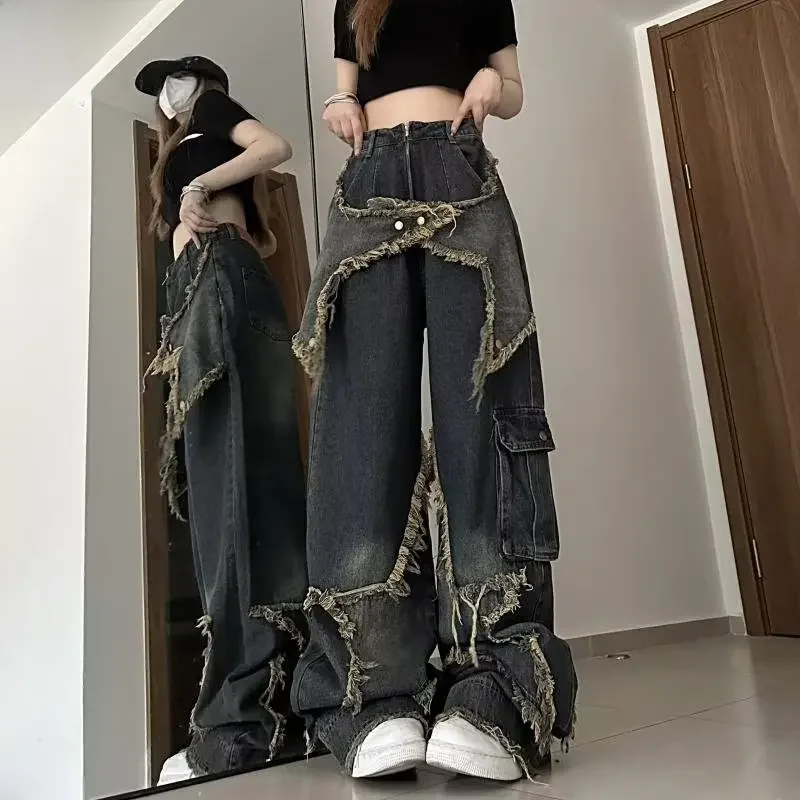 Брюки с бахромой в стиле ретро, американские винтажные свободные брюки и утягивающие мужские брюки-клеш с прямыми штанинами, массивные брюки на весну/осень
Брюки с бахромой в стиле ретро, американские винтажные свободные брюки и утягивающие мужские брюки-клеш с прямыми штанинами, массивные брюки на весну/осень