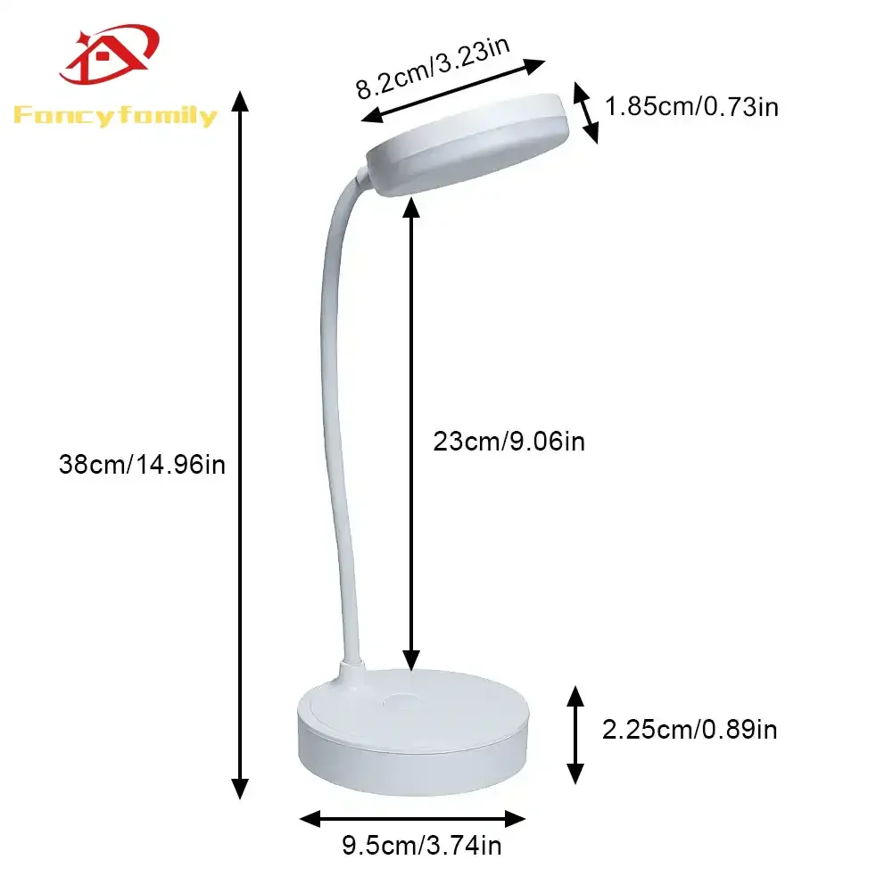 Fancyfamily LED Eye Protection Reading Desk Lamp Night Light Touch 3 Gear Dimming Portable Book Reading Lamp
Fancyfamily LED Eye Protection Reading Desk Lamp Night Light Touch 3 Gear Dimming Portable Book Reading Lamp