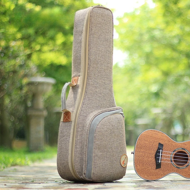26-inch Linen-cotton Ukulele Bag High-quality Thickened Drop-proof Portable Shoulders Ukulele Bag Musical Instrument Accessory
26-inch Linen-cotton Ukulele Bag High-quality Thickened Drop-proof Portable Shoulders Ukulele Bag Musical Instrument Accessory