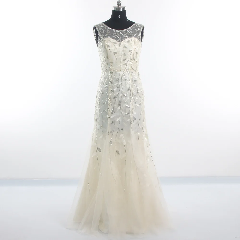 Evening Dresses Champagne O-neck illusion Lace Sleeveless Zipper Back Mermaid Floor Length Plus size Women Party Dress 2022 E047
Evening Dresses Champagne O-neck illusion Lace Sleeveless Zipper Back Mermaid Floor Length Plus size Women Party Dress 2022 E047