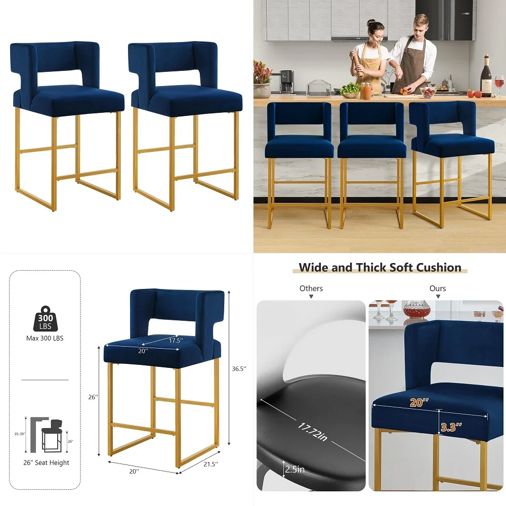 Wooden Saddle Stools Set of 4, 24inch Counter Height Bar Stools with Curved Seat Surface, Rubber Wood, Acacia Wood, Footrests,
Wooden Saddle Stools Set of 4, 24inch Counter Height Bar Stools with Curved Seat Surface, Rubber Wood, Acacia Wood, Footrests,