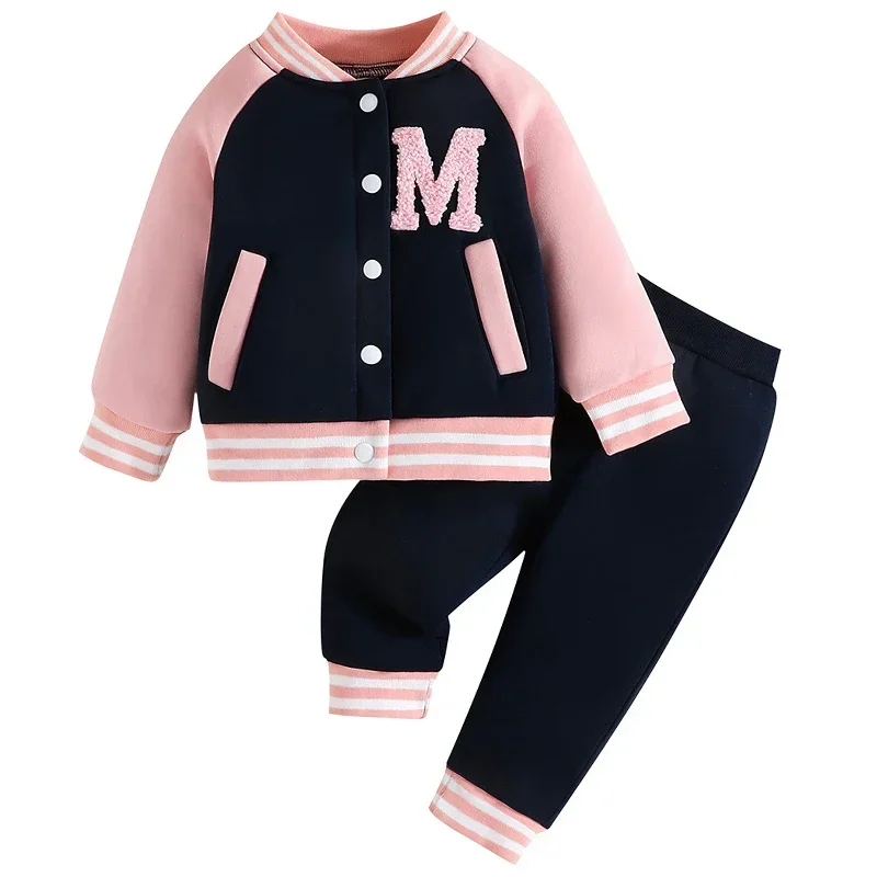 2Piece sets Fall Toddler Girl Outfits Set Korean Casual Fashion Coat+Pants Sport Suit Newborn Baby Clothes Infant Clothing BC749
2Piece sets Fall Toddler Girl Outfits Set Korean Casual Fashion Coat+Pants Sport Suit Newborn Baby Clothes Infant Clothing BC749
