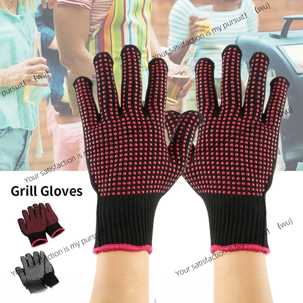 ZOCI-1 Pair Barbecue Anti-scald Gloves Heat Resistant BBQ Oven Gloves Kitchen Fireproof Anti-slip Gloves For Cooking
ZOCI-1 Pair Barbecue Anti-scald Gloves Heat Resistant BBQ Oven Gloves Kitchen Fireproof Anti-slip Gloves For Cooking