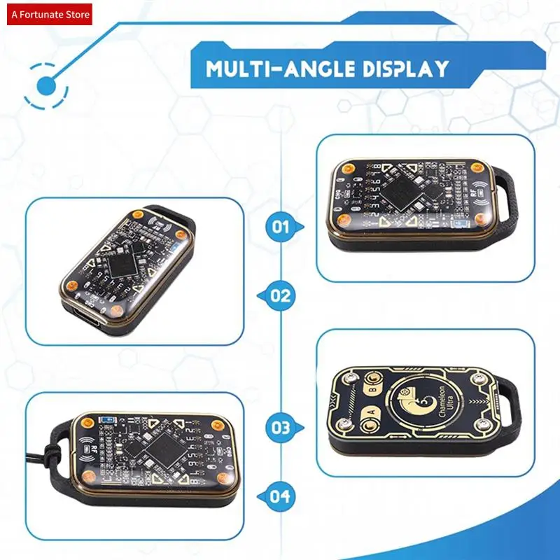 Upgrade Chameleon Ultra RFID Card Emulator+4XUID Keychain RFID Smart Chip Reader 125K 13.56M Card Decode NFC Duplicator-A78G
Upgrade Chameleon Ultra RFID Card Emulator+4XUID Keychain RFID Smart Chip Reader 125K 13.56M Card Decode NFC Duplicator-A78G