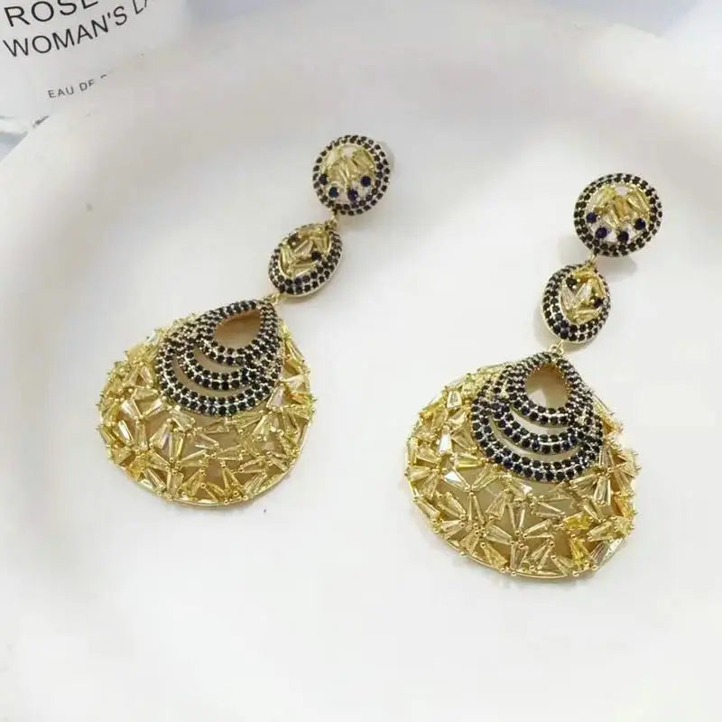 Bilincolor Yellow Oval Cubic Zirconia Earring for Women
Bilincolor Yellow Oval Cubic Zirconia Earring for Women