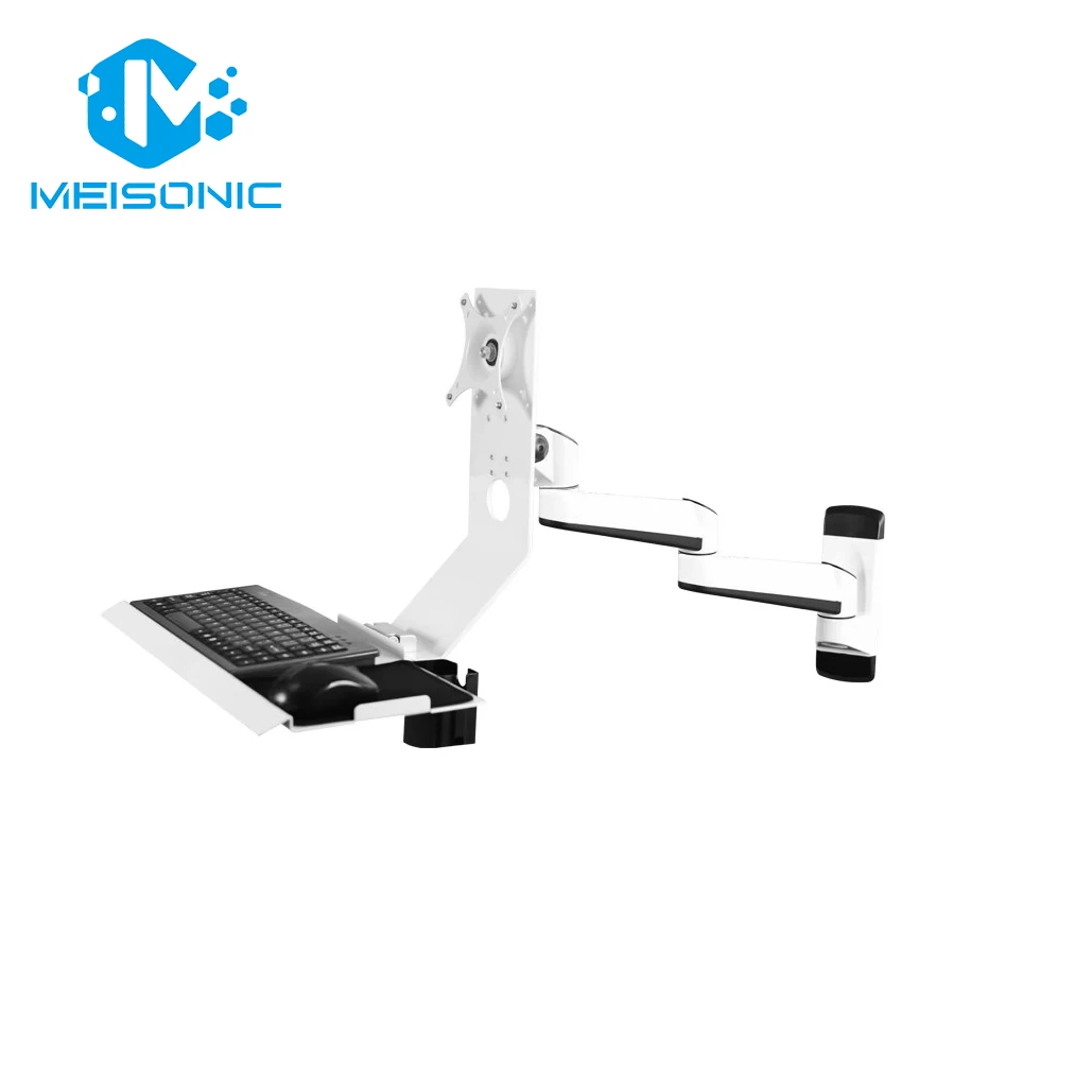 FE199KBL-3 Full Sit-Stand Workstation Arm Vesa Mount Keyboard Tray Wall-Mount Stand with 90 Degree Tilt Angle New Design
FE199KBL-3 Full Sit-Stand Workstation Arm Vesa Mount Keyboard Tray Wall-Mount Stand with 90 Degree Tilt Angle New Design