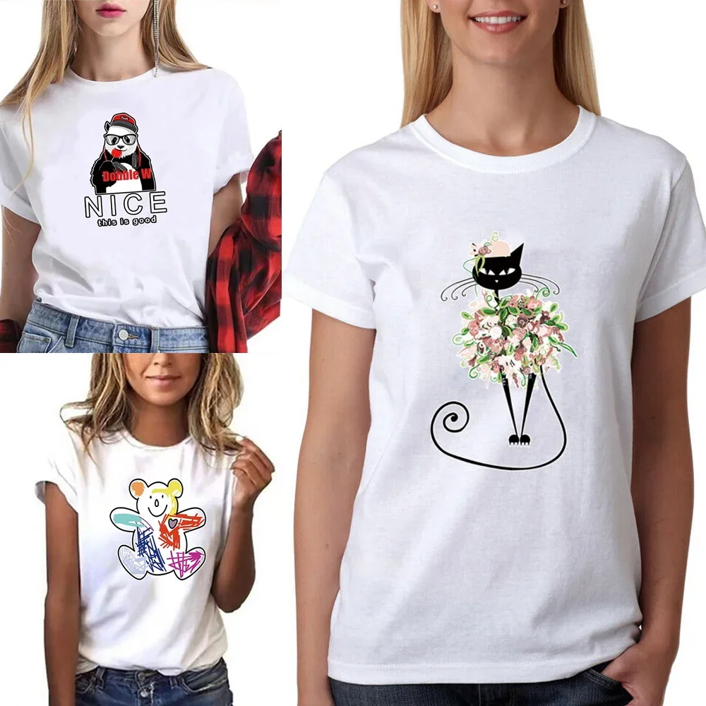 Summer Short Sleeve Color Print T-Shirt Fashion T shirt for women Casual O-neck Hipster T Shirt Top Clothes Trend Streetwear Tee
Summer Short Sleeve Color Print T-Shirt Fashion T shirt for women Casual O-neck Hipster T Shirt Top Clothes Trend Streetwear Tee