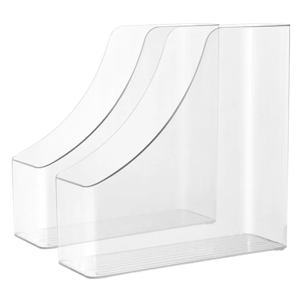 2Pcs Clear File Boxes Transparent Desk Organizer for Files Books Magazines Vertical Space Saving File Holder Desktop Storage
2Pcs Clear File Boxes Transparent Desk Organizer for Files Books Magazines Vertical Space Saving File Holder Desktop Storage