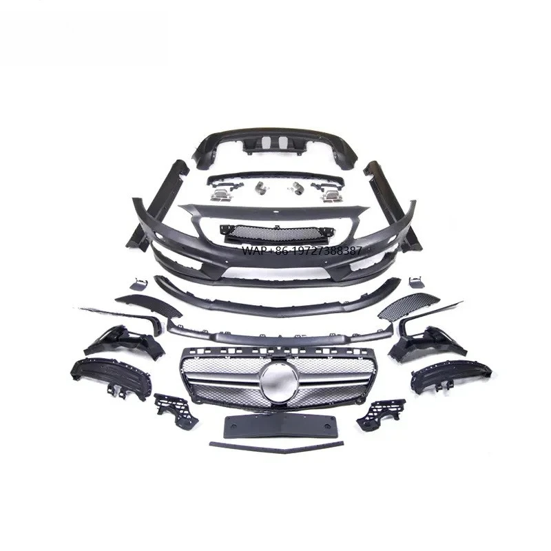 For A180 A200 A250 A260 W176 to A45 Style Body Kit Front Rear Bumper Body Parts a Class W176 to A45 Body Kit 2014-2016 Auto Part
For A180 A200 A250 A260 W176 to A45 Style Body Kit Front Rear Bumper Body Parts a Class W176 to A45 Body Kit 2014-2016 Auto Part