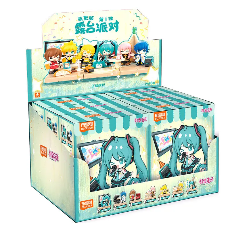 Новая коллекционная фигурка Blokees Hatsune Miku: милый выпуск №1, серия Terrace Party, загадочная коробка-сюрприз, украшение для комнаты, коллекционная игрушка, подарок на день рождения
Новая коллекционная фигурка Blokees Hatsune Miku: милый выпуск №1, серия Terrace Party, загадочная коробка-сюрприз, украшение для комнаты, коллекционная игрушка, подарок на день рождения