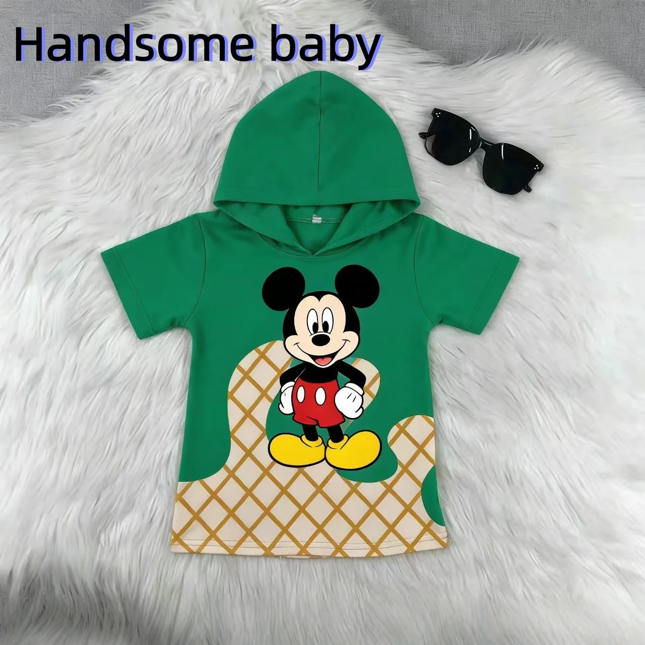 Disney Mickey Mouse Hooded T-shirt for Kids Cute Cartoon Print Short Sleeve Hoodie Boys Girls Summer Casual Tops Sweet Ice Cream
Disney Mickey Mouse Hooded T-shirt for Kids Cute Cartoon Print Short Sleeve Hoodie Boys Girls Summer Casual Tops Sweet Ice Cream