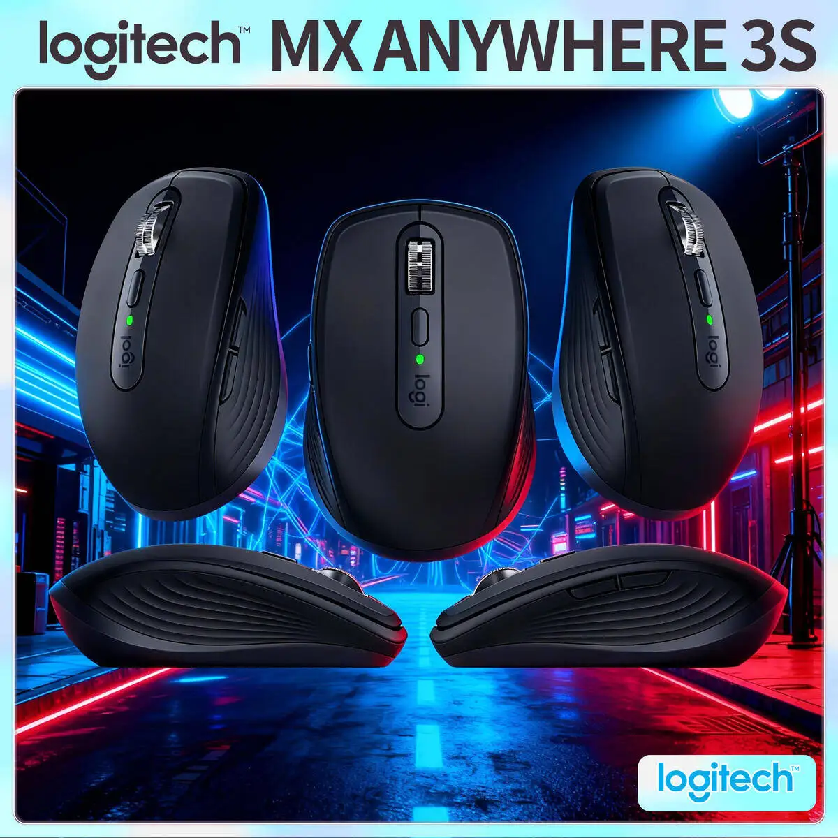 Logitech MX Anywhere 3S Wireless Office Mouse 7 Custom Buttons for Home Business Office Travel
Logitech MX Anywhere 3S Wireless Office Mouse 7 Custom Buttons for Home Business Office Travel