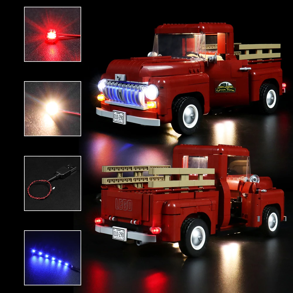 Vonado LED Lighting Set for 10290 Pickup Truck Collectible Model Toy Light Kit, Not Included the Building Block
Vonado LED Lighting Set for 10290 Pickup Truck Collectible Model Toy Light Kit, Not Included the Building Block