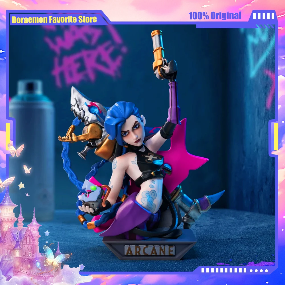 League Of Legends Arcane Series Blind Box Jinx Half-Body Desktop Statue Collectible Decor Gifts Party Favor Toy Stock Genuine
League Of Legends Arcane Series Blind Box Jinx Half-Body Desktop Statue Collectible Decor Gifts Party Favor Toy Stock Genuine