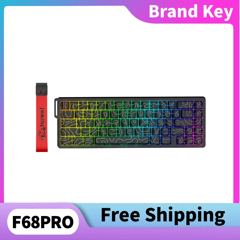 FREEWOLF F68/F68Pro Magnetic Switch Mechanical Keyboard Line 68% Layout RGB Flash Ultra Low Latency Esports Gaming Keyboard
FREEWOLF F68/F68Pro Magnetic Switch Mechanical Keyboard Line 68% Layout RGB Flash Ultra Low Latency Esports Gaming Keyboard