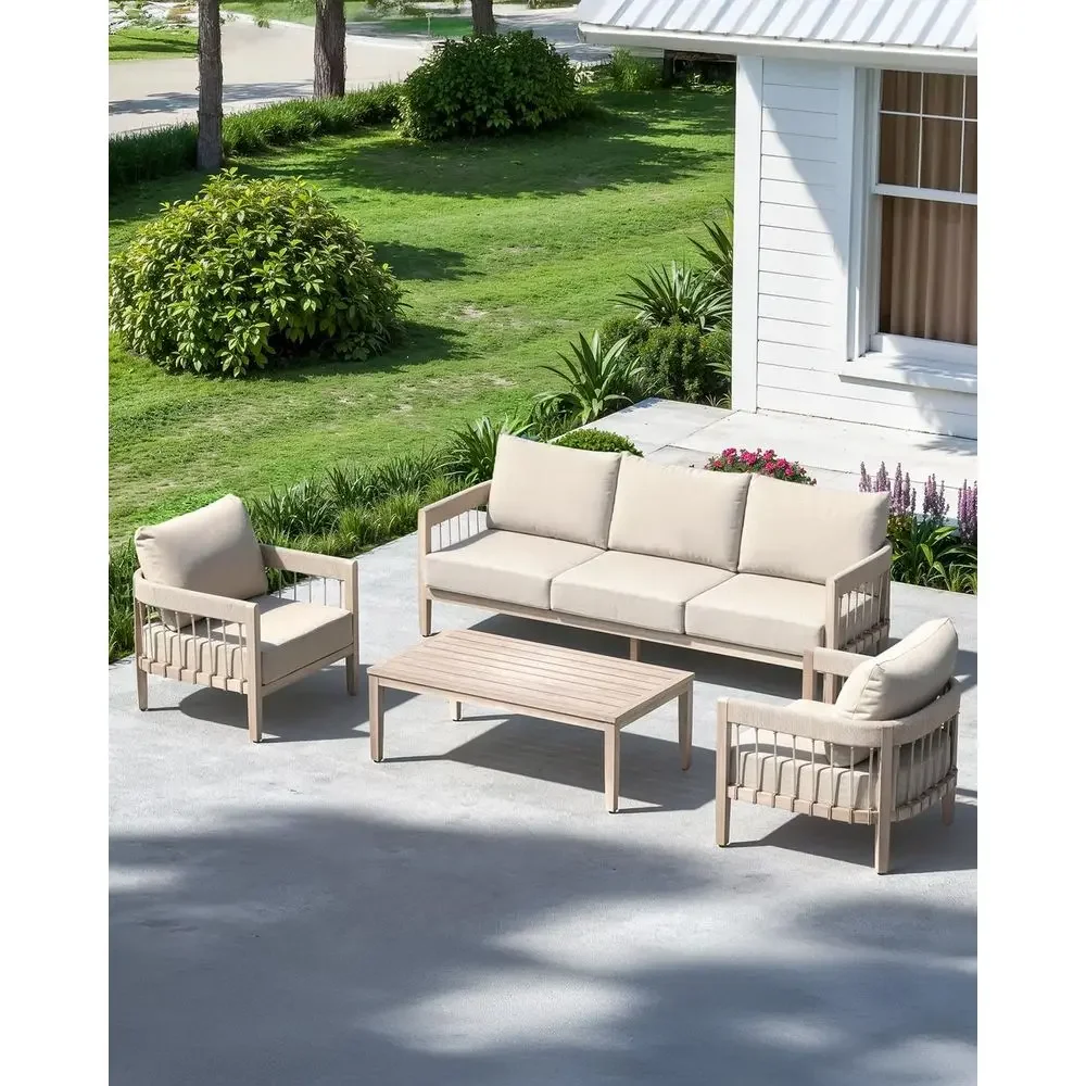 Special OfferRust-Free Outdoor Armchairs Set Of 2 With Wood Grain Finish, Rope Woven Sofa Chairs With Cushions For Garden And De
Special OfferRust-Free Outdoor Armchairs Set Of 2 With Wood Grain Finish, Rope Woven Sofa Chairs With Cushions For Garden And De