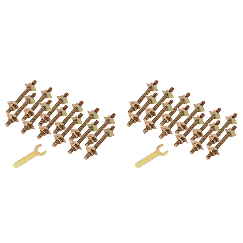 ABYN-24Pcs Countertop Connector Bolts, M8x100mm Countertop Joint Fasteners, Furniture Fastening Connectors
ABYN-24Pcs Countertop Connector Bolts, M8x100mm Countertop Joint Fasteners, Furniture Fastening Connectors