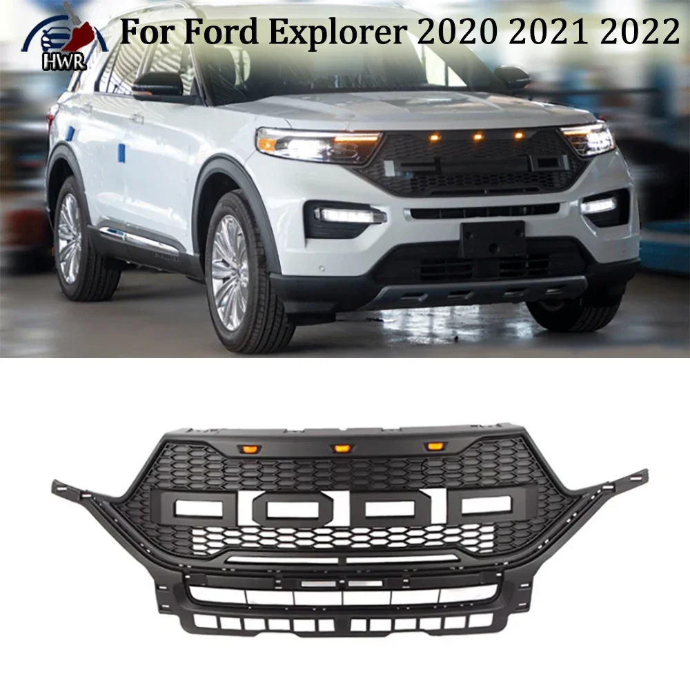 Suv Front Bumper Grille With LED Light For Ford Explorer 2020 2021 2022 Upgrade Sporty Appearance Replace Original Front Grille
Suv Front Bumper Grille With LED Light For Ford Explorer 2020 2021 2022 Upgrade Sporty Appearance Replace Original Front Grille