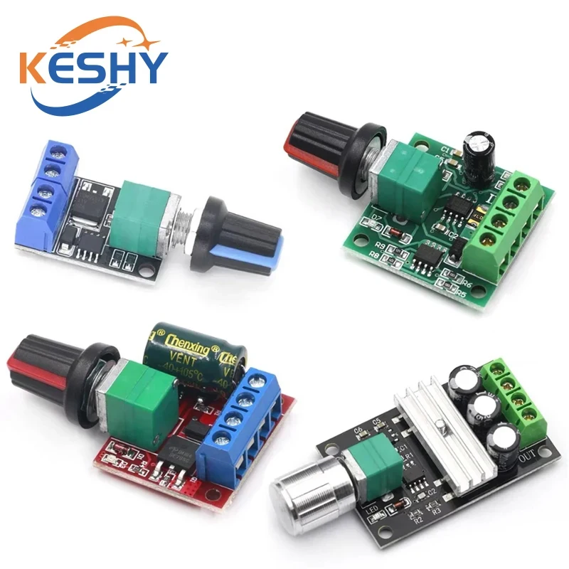 DC 1.8V-35V 2A 3A 5A 10A 30W 80W 90W PWM Motor Speed Controller Low Voltage Motor Speed Controller PWM Adjustable Drive Module
DC 1.8V-35V 2A 3A 5A 10A 30W 80W 90W PWM Motor Speed Controller Low Voltage Motor Speed Controller PWM Adjustable Drive Module