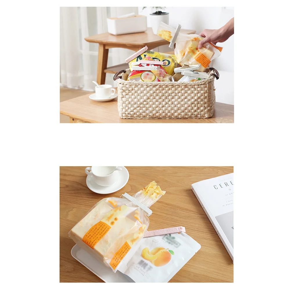 15Pcs Snack Sealing Clips Easy Open Close Function Ideal for Keeping Food Fresh and Moisture Free Pink Food Seal Clip
15Pcs Snack Sealing Clips Easy Open Close Function Ideal for Keeping Food Fresh and Moisture Free Pink Food Seal Clip