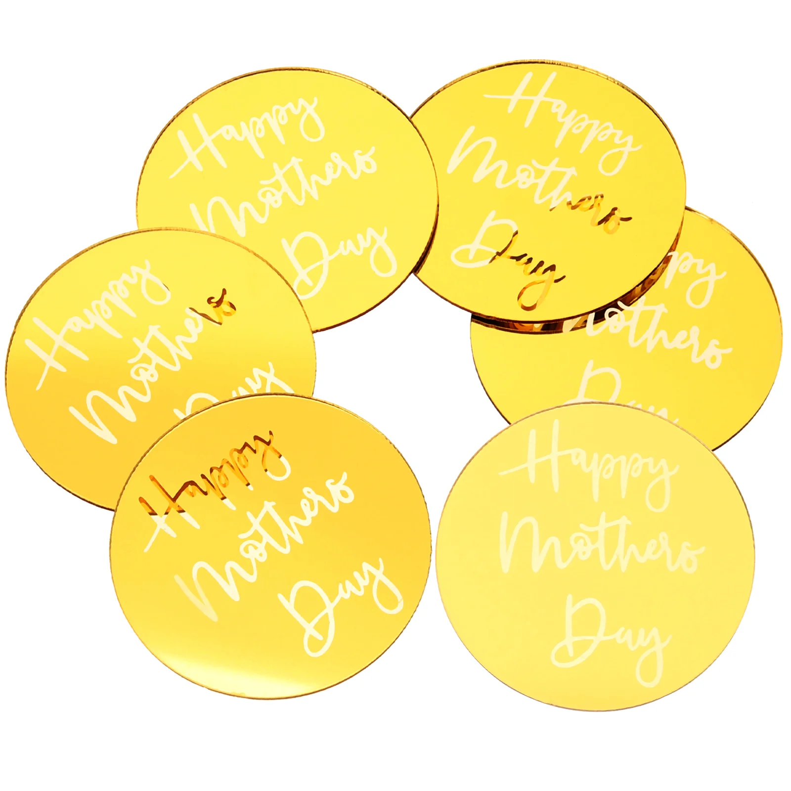 20 Pcs Cake Decorations Golden Round Mothers Day Toppers Cupcake Decorations Premium Lightweight Safe Cake Bakery Party Food
20 Pcs Cake Decorations Golden Round Mothers Day Toppers Cupcake Decorations Premium Lightweight Safe Cake Bakery Party Food