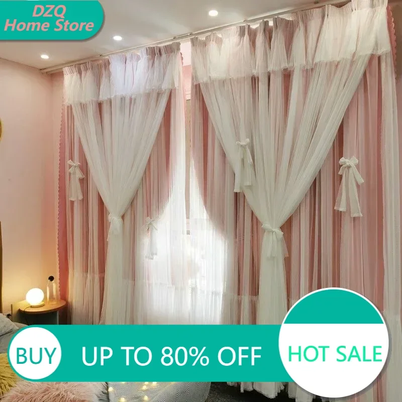 Custom Size Fashion Luxury European Curtain Bedroom Living Room Bay Window Three Layers of Fabric in One
Custom Size Fashion Luxury European Curtain Bedroom Living Room Bay Window Three Layers of Fabric in One