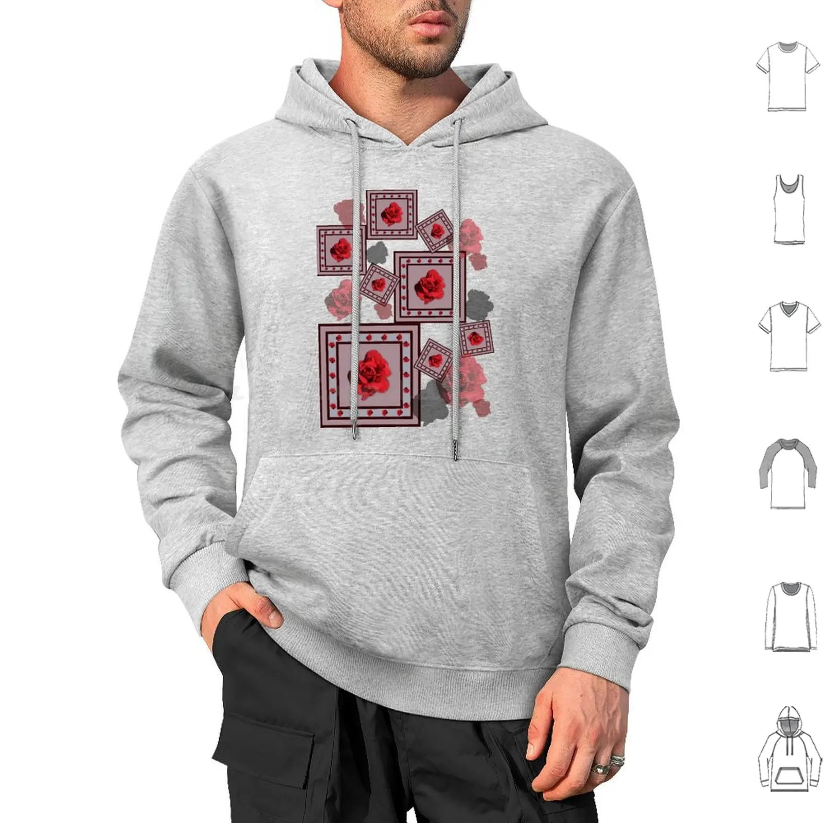 Red Rose Hoodie cotton Long Sleeve Rose Roses Flower Flowers Flora Floral Red Pink Grey Gray Violet Purple Small Little
Red Rose Hoodie cotton Long Sleeve Rose Roses Flower Flowers Flora Floral Red Pink Grey Gray Violet Purple Small Little