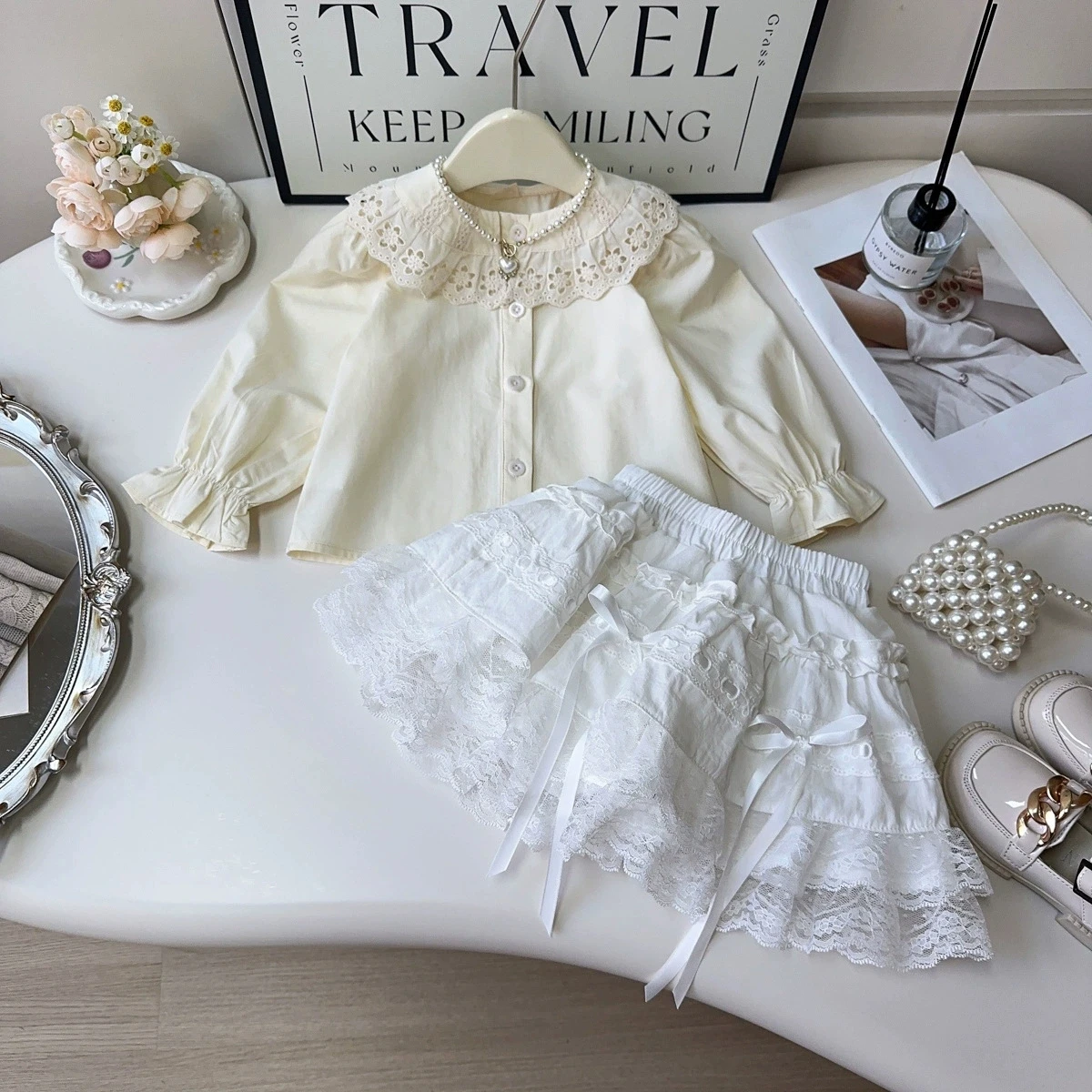 Girls Lace Short Skirt Spring Summer Autumn 2025 New Korean Children Clothing Children Jacquard Half Skirt Cake Skirt 
Girls Lace Short Skirt Spring Summer Autumn 2025 New Korean Children Clothing Children Jacquard Half Skirt Cake Skirt