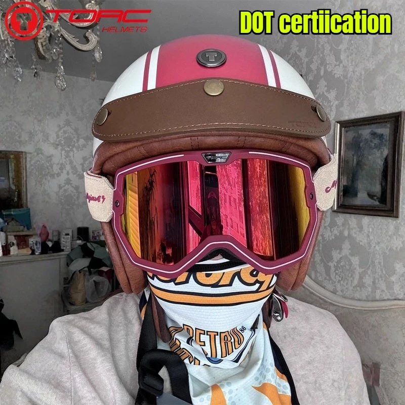 Шлемы TORC для мотоциклов, ретро мотоциклетный шлем с тремя четверками, мото полушлем, общий защитный шлем на четыре сезона
Шлемы TORC для мотоциклов, ретро мотоциклетный шлем с тремя четверками, мото полушлем, общий защитный шлем на четыре сезона