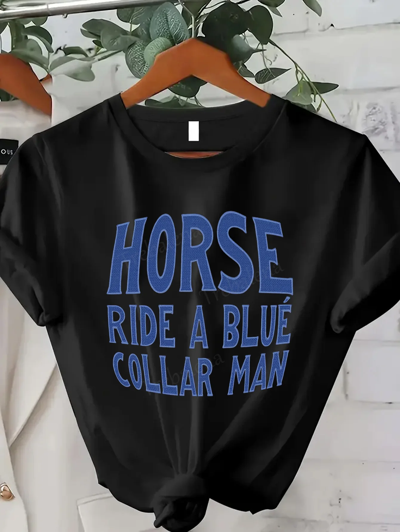 Women T-shirt Horse Ride a Blue Collar Man - Sexy Women's T-Shirt, Casual Trendy Top 
Women T-shirt Horse Ride a Blue Collar Man - Sexy Women's T-Shirt, Casual Trendy Top