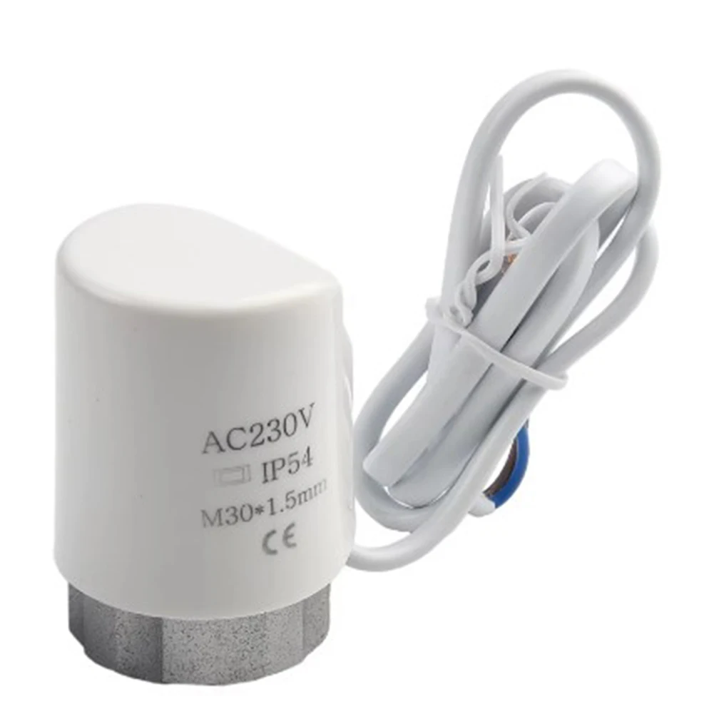 Floor Heating Valve Normal Open M30*1.5 For Underfloor Heating Thermostat Normally Open Electric Heating Valve Floor Heating
Floor Heating Valve Normal Open M30*1.5 For Underfloor Heating Thermostat Normally Open Electric Heating Valve Floor Heating