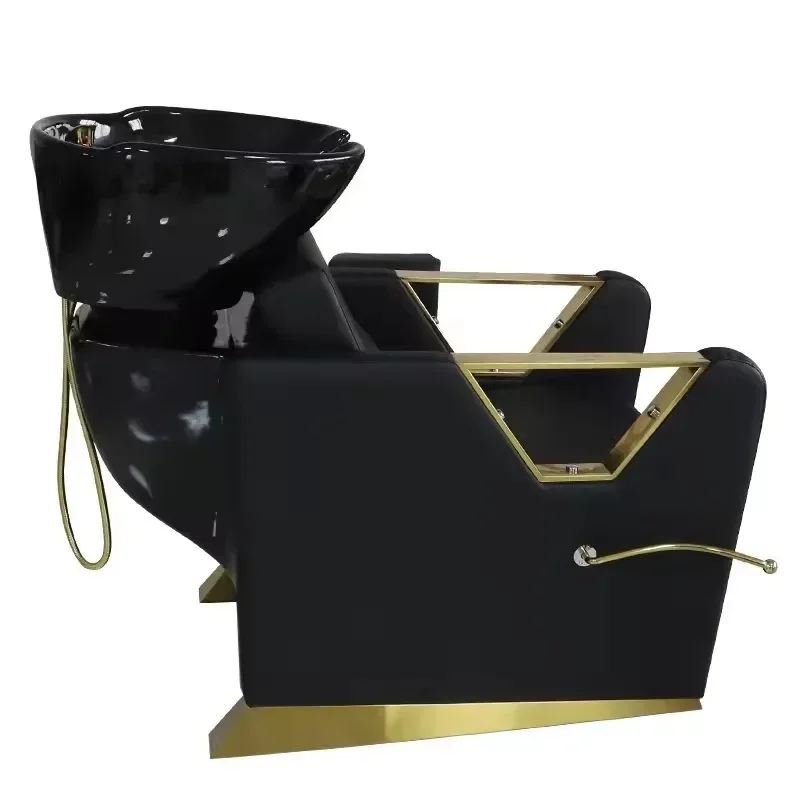 Shampoo bed barber shop special semi-lying flush bed ceramic basin hair salon shampoo bed
Shampoo bed barber shop special semi-lying flush bed ceramic basin hair salon shampoo bed