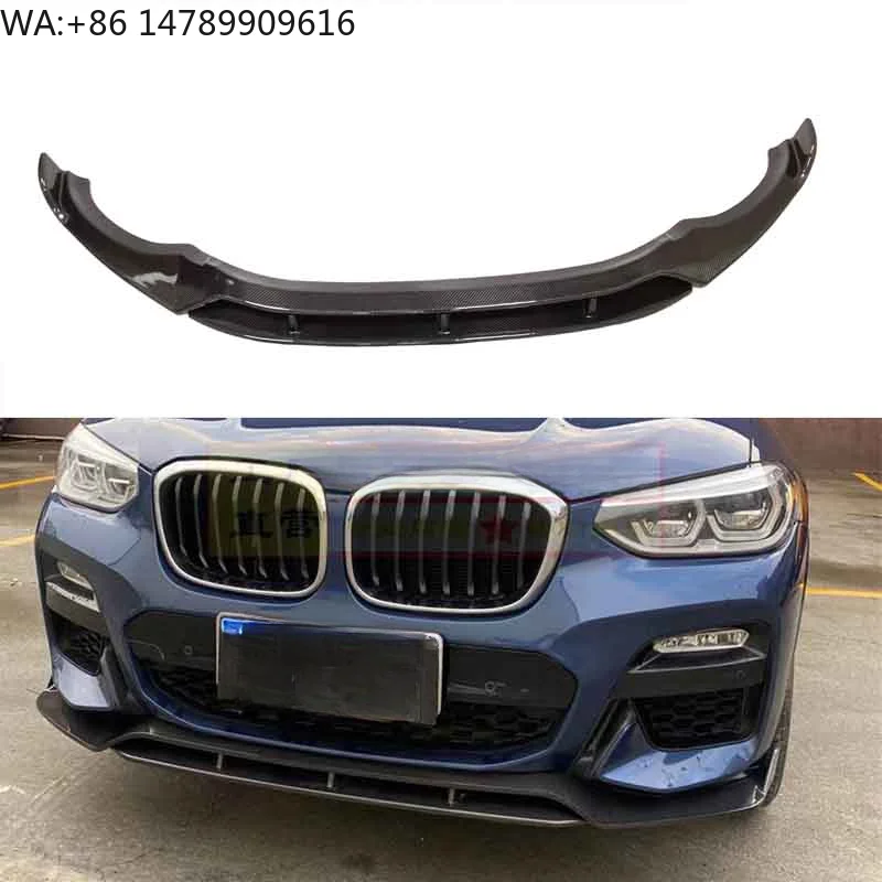 New Carbon Fiber Front Bumper Lip Diffuser Spoiler with Exhaust Cutouts for 2018-2021 for X3 X4 Sport 4-door 3k Twill Weave
New Carbon Fiber Front Bumper Lip Diffuser Spoiler with Exhaust Cutouts for 2018-2021 for X3 X4 Sport 4-door 3k Twill Weave