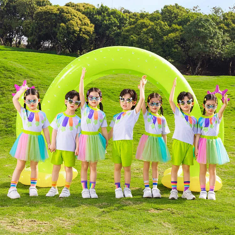 Summer Kid School Uniform Shirt Shorts Grils Mesh Skirt Pupil Children Study Tour Clothes Sets Student Class Go for An Outing
Summer Kid School Uniform Shirt Shorts Grils Mesh Skirt Pupil Children Study Tour Clothes Sets Student Class Go for An Outing