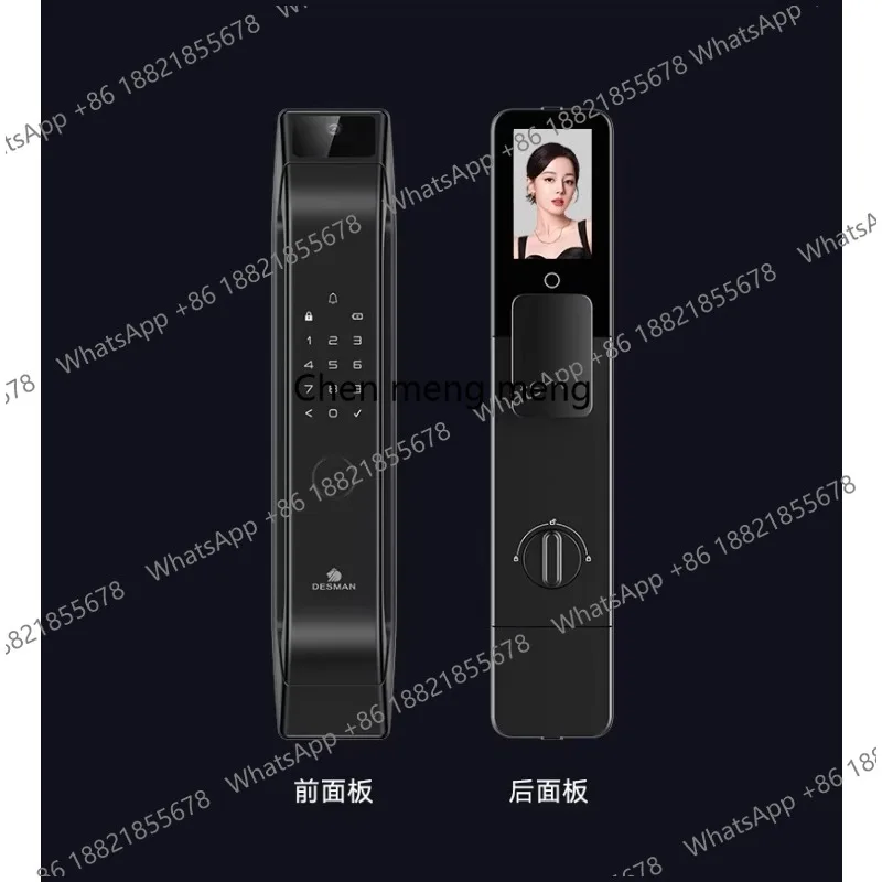 Smart door lock AI cat eye large screen smart lock fingerprint lock Q5MPro standard version
Smart door lock AI cat eye large screen smart lock fingerprint lock Q5MPro standard version
