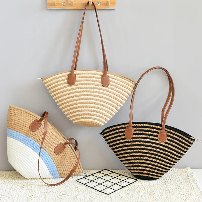 2025 New Elegant Braided Shoulder Bag Ideal for Leisure Strolls, Beach Trips, and Travel Adventures Tote Bags for Women Bolsa
2025 New Elegant Braided Shoulder Bag Ideal for Leisure Strolls, Beach Trips, and Travel Adventures Tote Bags for Women Bolsa