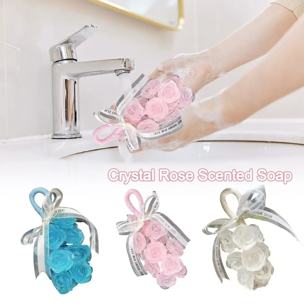 Портативное прозрачное мыло с ароматом хрустальной розы, имитирующее нежное очищающее мыло, подвесное мыло ручной работы с насыщенной пеной для душа
Портативное прозрачное мыло с ароматом хрустальной розы, имитирующее нежное очищающее мыло, подвесное мыло ручной работы с насыщенной пеной для душа