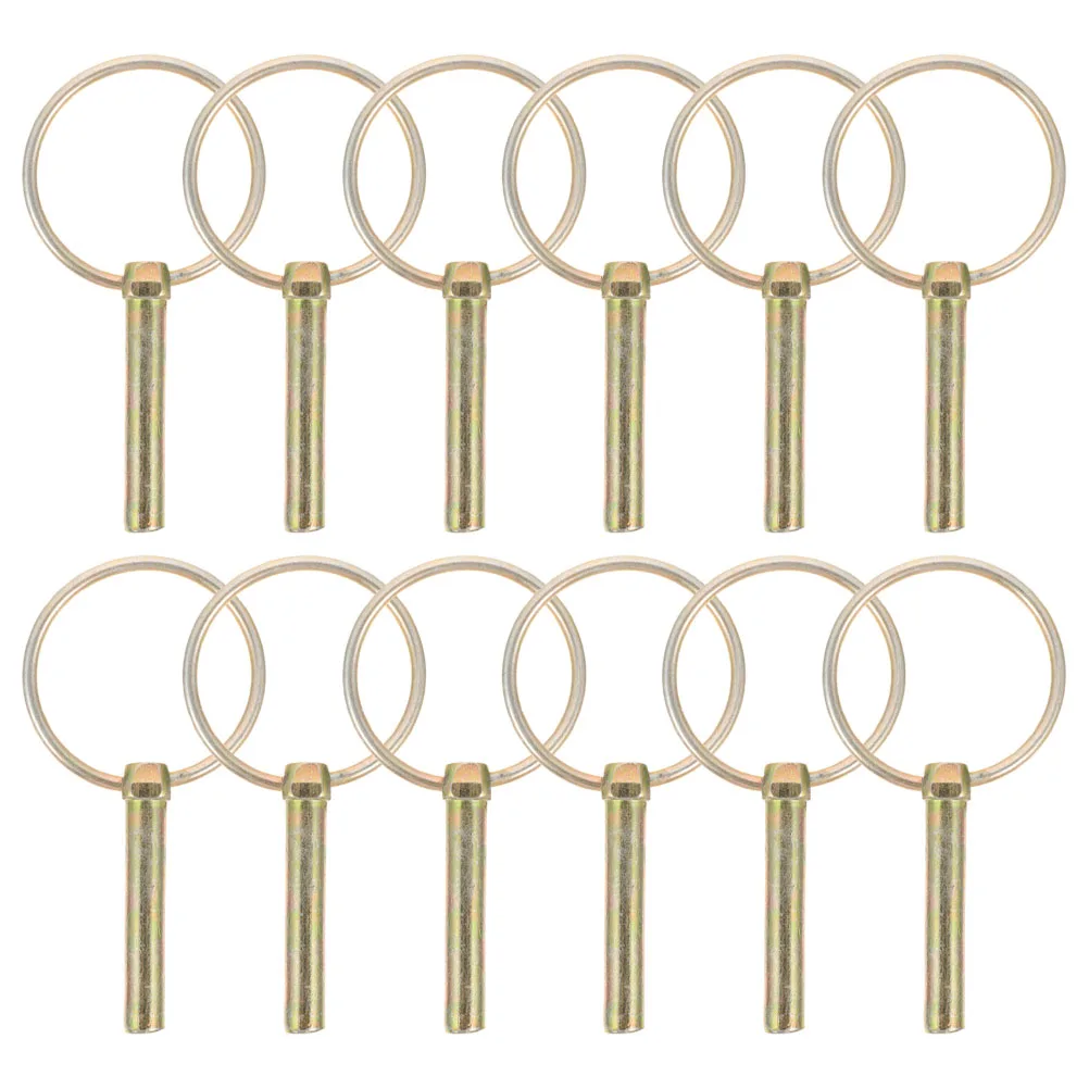 12 Pcs Safety Heavy Duty for Tractors Trailers Pin Ring Shafts Locking Pins Metal Pins Zinc Plated Durable Hardware
12 Pcs Safety Heavy Duty for Tractors Trailers Pin Ring Shafts Locking Pins Metal Pins Zinc Plated Durable Hardware