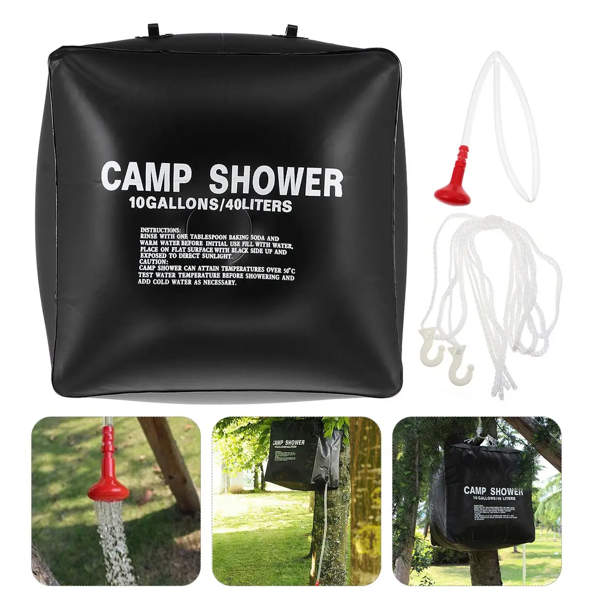 Solar Camping Shower Bag Durable PVC Portable Lightweight Bath Set for Hiking Travel Outdoor Tools Solar Water Bag
Solar Camping Shower Bag Durable PVC Portable Lightweight Bath Set for Hiking Travel Outdoor Tools Solar Water Bag