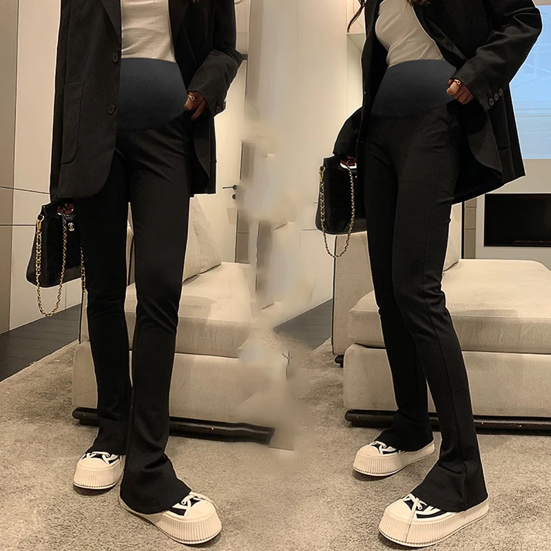 High Stretched Pregnancy Pants Korean Style Cotton Trousers Black Elegant Office Lady Boot Cut Maternity Belly regnancy pants
High Stretched Pregnancy Pants Korean Style Cotton Trousers Black Elegant Office Lady Boot Cut Maternity Belly regnancy pants