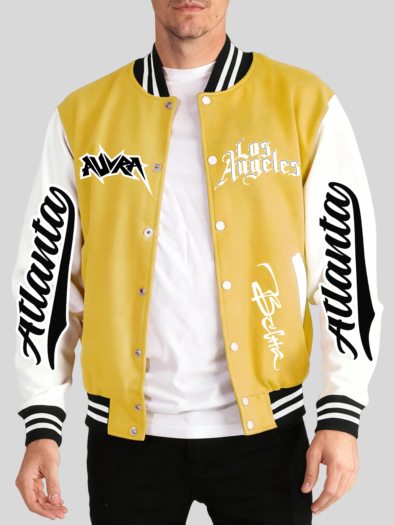 Atlanta Art Letter Printed Mens Street Baseball Uniform Autumn Winter Warm Jacket Basics Vintage Streetwears Comfy Casual Tops
Atlanta Art Letter Printed Mens Street Baseball Uniform Autumn Winter Warm Jacket Basics Vintage Streetwears Comfy Casual Tops