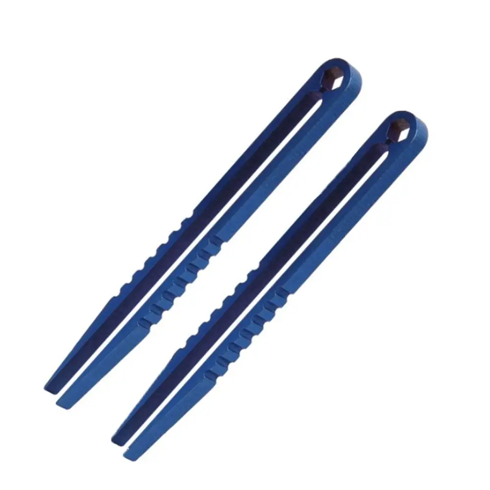 2 Pcs Durable Titanium Alloy EDC Tweezers Portable Camping Travel Tool Mini Tweezers Survival Tweezers Hiking
2 Pcs Durable Titanium Alloy EDC Tweezers Portable Camping Travel Tool Mini Tweezers Survival Tweezers Hiking