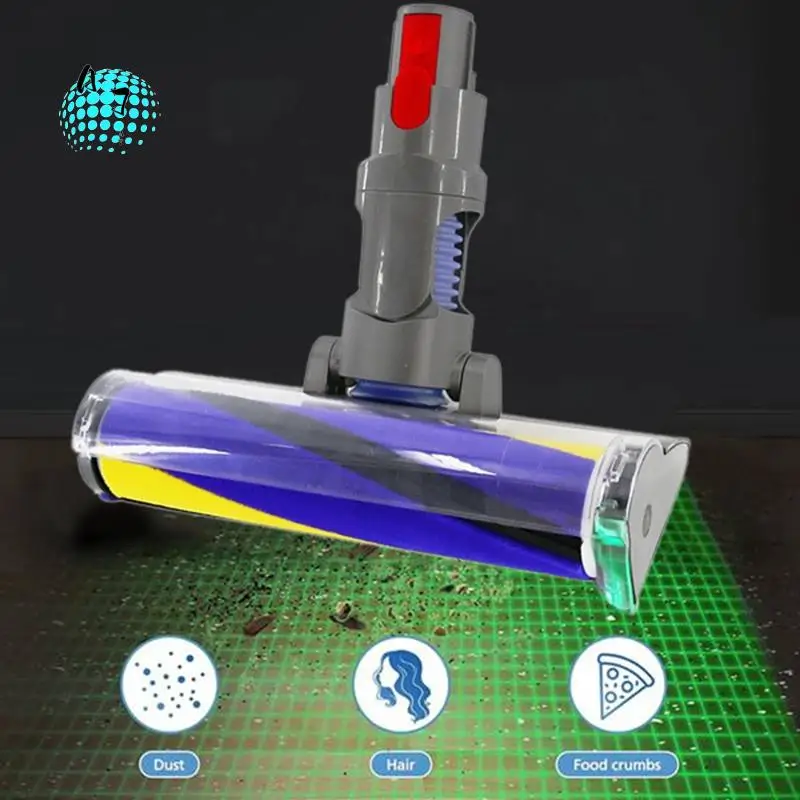 A07F-Dust Detect Vacuum Attachment For Dyson V15 V11 V10 V8 V7 Hardwood Floor Head Soft Roller Brush With Optical Green Light
A07F-Dust Detect Vacuum Attachment For Dyson V15 V11 V10 V8 V7 Hardwood Floor Head Soft Roller Brush With Optical Green Light