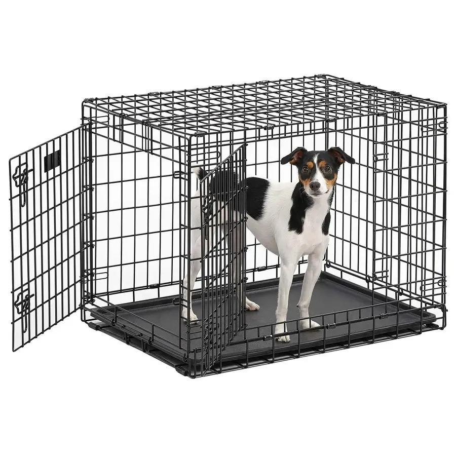 Ultima Pro HeavyDuty 30Inch Dog Crate, UltraStrong Steel Double Door Pet Cage for MediumSized Breeds, Accessories Included
Ultima Pro HeavyDuty 30Inch Dog Crate, UltraStrong Steel Double Door Pet Cage for MediumSized Breeds, Accessories Included