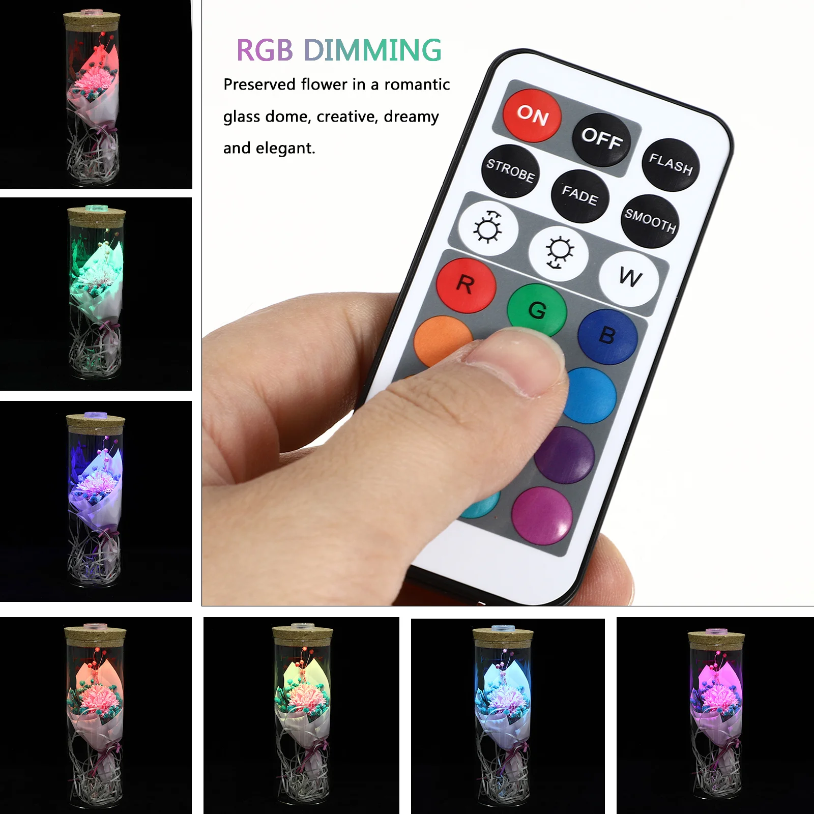 Preserved Flower Bottle Pink Carnation Luminous Romantic Creative Birthday Wedding Party Gift Home Decoration Lighting
Preserved Flower Bottle Pink Carnation Luminous Romantic Creative Birthday Wedding Party Gift Home Decoration Lighting