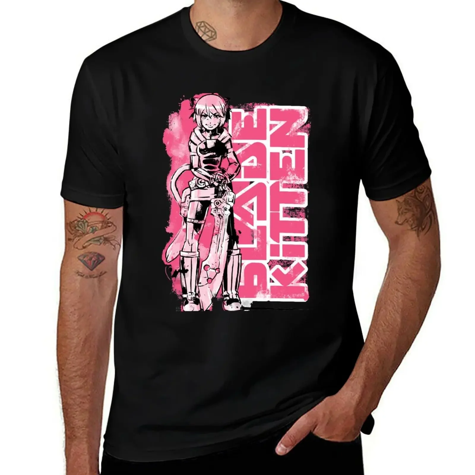 Blade Kitten - Black, White and Pink T-Shirt plus sizes boys animal print t shirts for men pack
Blade Kitten - Black, White and Pink T-Shirt plus sizes boys animal print t shirts for men pack