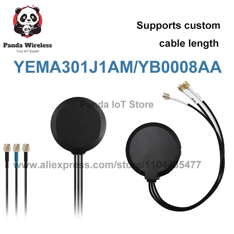 1pcs Quectel Ultra-Wide-Band YB0008AA/YEMA301J1AM Antenna 4G+4G+GNSS 3in1 Combo External Antenna SMA Male For EC25 SIM7600 EG95
1pcs Quectel Ultra-Wide-Band YB0008AA/YEMA301J1AM Antenna 4G+4G+GNSS 3in1 Combo External Antenna SMA Male For EC25 SIM7600 EG95