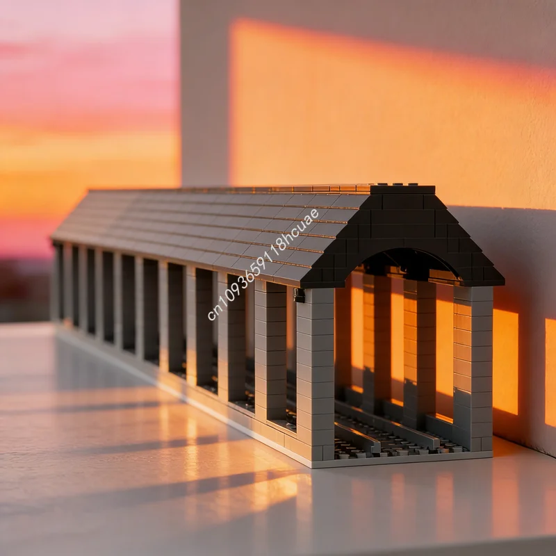 994 детали MOC: Модель железнодорожного снегозаградного укрытия, конструктор, архитектурная сборка, рождественский подарок, идея для самостоятельной сборки, креативная игрушка-конструктор, развивающая игрушка
994 детали MOC: Модель железнодорожного снегозаградного укрытия, конструктор, архитектурная сборка, рождественский подарок, идея для самостоятельной сборки, креативная игрушка-конструктор, развивающая игрушка