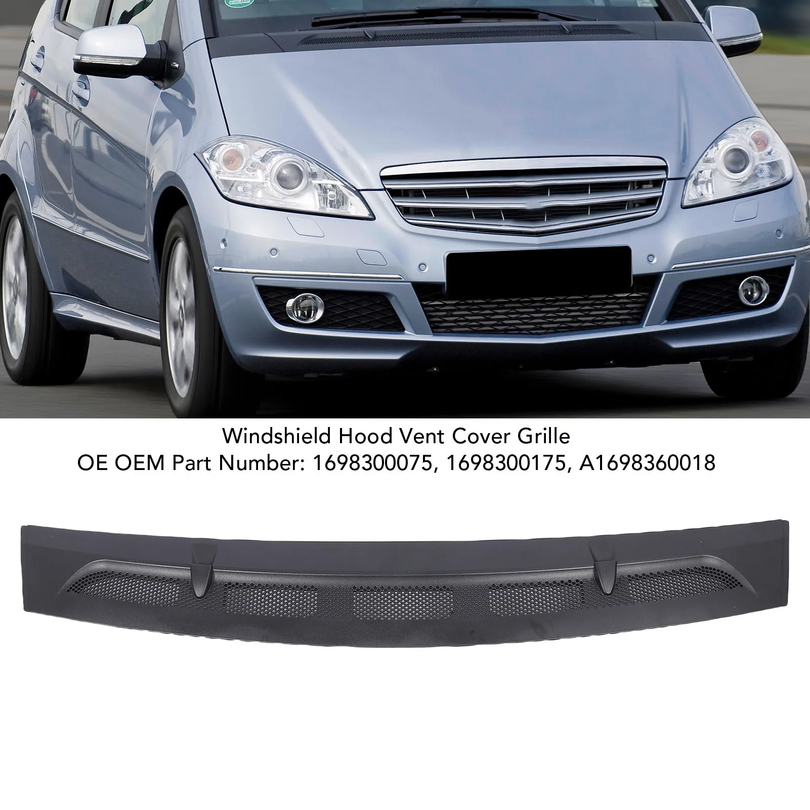 Вентиляционная крышка капота автомобиля, стильная решетка для улучшения воздушного потока A1698360018, замена для Mercedes-Benz A-Class W169
Вентиляционная крышка капота автомобиля, стильная решетка для улучшения воздушного потока A1698360018, замена для Mercedes-Benz A-Class W169