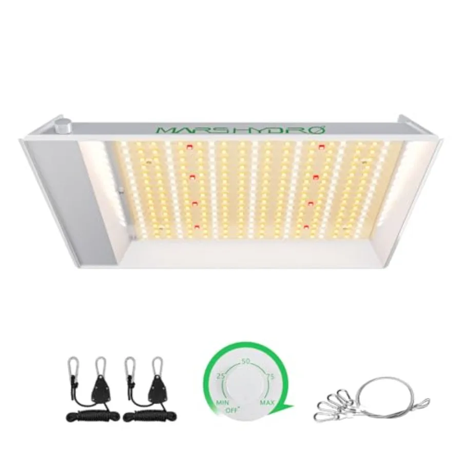 Upgraded Dimmable LED Grow Light Full Spectrum Growing Lamp with New Diodes Layout for Indoor Plants Hydroponic Seedling Veg Bl
Upgraded Dimmable LED Grow Light Full Spectrum Growing Lamp with New Diodes Layout for Indoor Plants Hydroponic Seedling Veg Bl